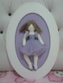 QUADRO OVAL GRANDE COM BAILARINA